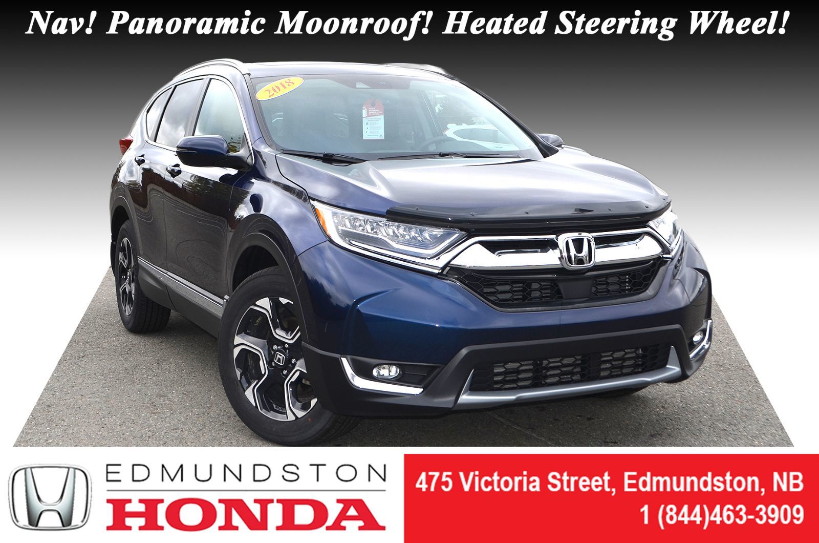 Used 2018 Honda Cr V Touring At Edmundston Honda 12501