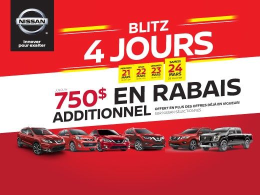 BLITZ de 4 JOURS!