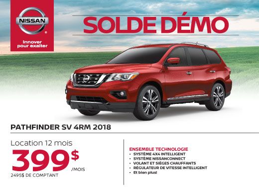 Solde Démo! Pathfinder SV 4RM 2018