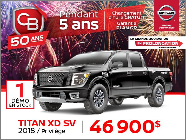 TITAN XD SV 2018 - PRIVILÈGE