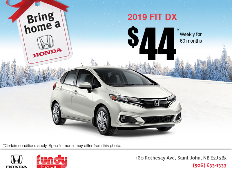 Lease the 2019 Honda Fit!