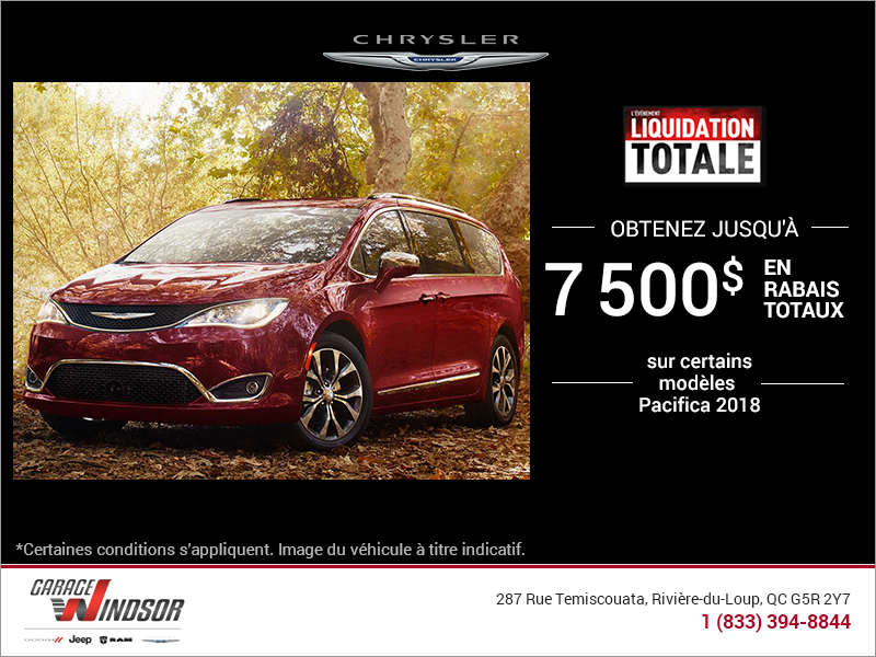 L'événement mensuel de Chrysler! L'événement mensuel de Chrysler!