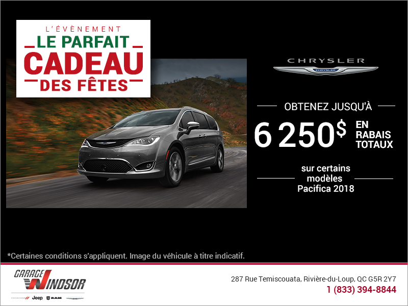 L'événement Le parfait cadeau des fêtes de Chrysler L'événement Le parfait cadeau des fêtes de Chrysler