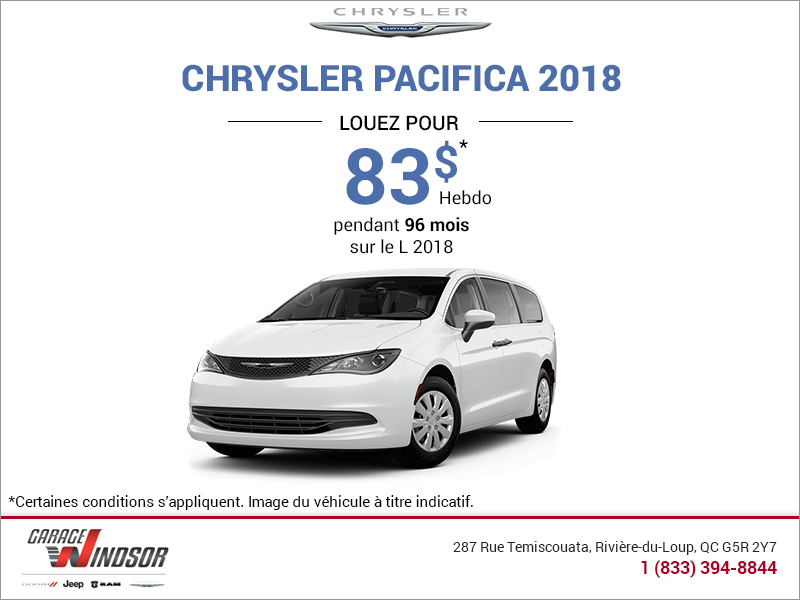 Chrysler Pacifica 2018 Chrysler Pacifica 2018