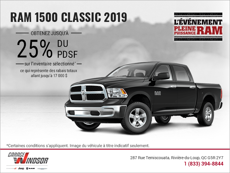 Procurez-vous le RAM 1500 2019 Procurez-vous le RAM 1500 2019