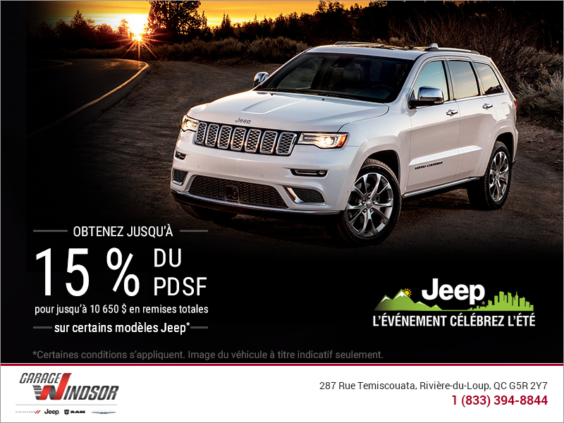 L'événement célébrez l'été Jeep! L'événement célébrez l'été Jeep!