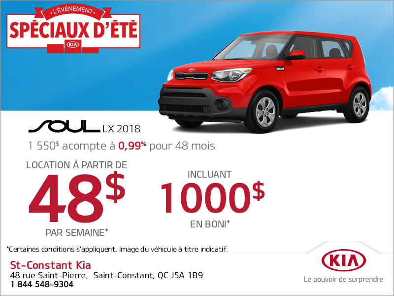 Le Kia Soul 2018