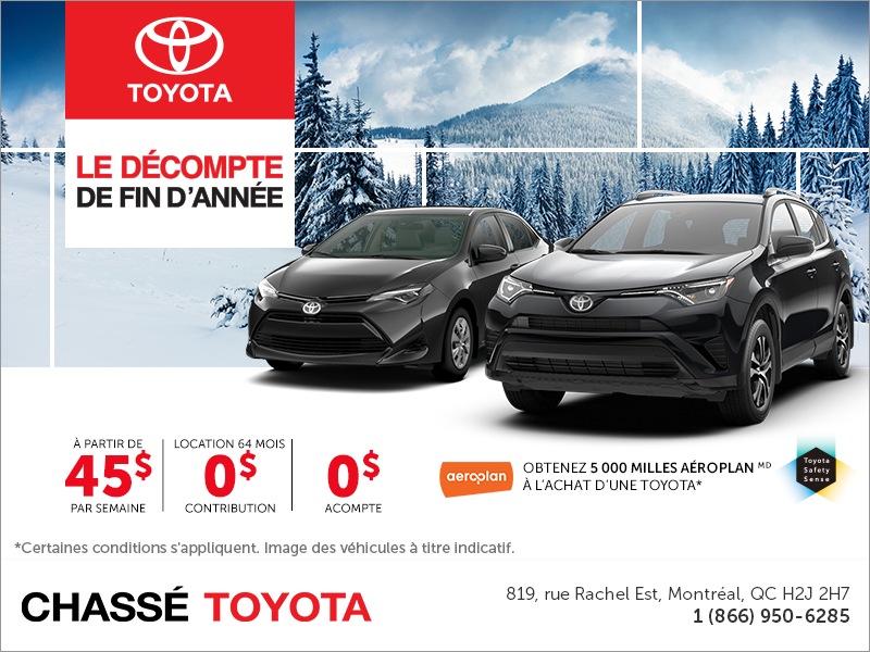 L'événement mensuelle de Toyota! L'événement mensuelle de Toyota!