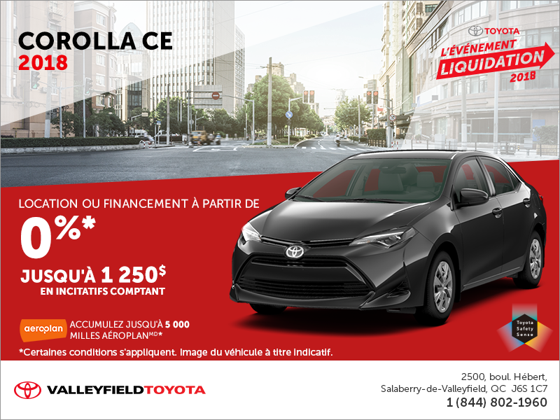 Toyota Corolla CE 2018 Toyota Corolla CE 2018