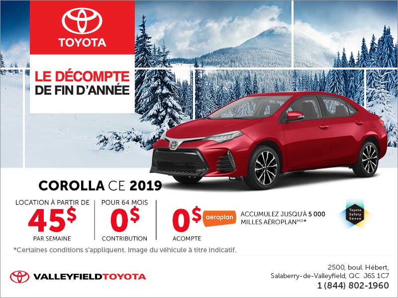 Toyota Corolla CE 2019 Toyota Corolla CE 2019