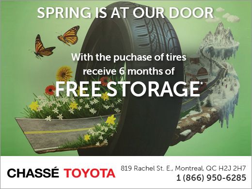 6 Months of FREE Tire Storage 6 Months of FREE Tire Storage