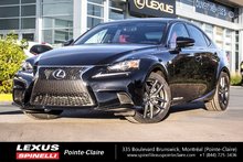 2014 Lexus IS 250 F-SPORT SERIES 2 / AWD/RED INTERIOR/ NAVIGATION