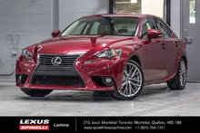 2015 Lexus IS 250 LUXE AWD; CUIR TOIT GPS ANGLES MORTS