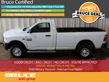 2016 Dodge RAM 2500 ST 5.7L 8 CYL HEMI AUTOMATIC 4X4 REGULAR CAB