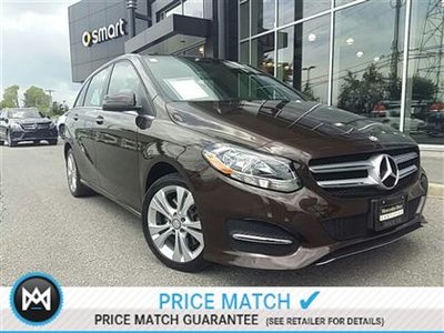 2016 Mercedes-Benz B250 Premium pkg, Versatility pkg, Met paint, Sail pattern trim