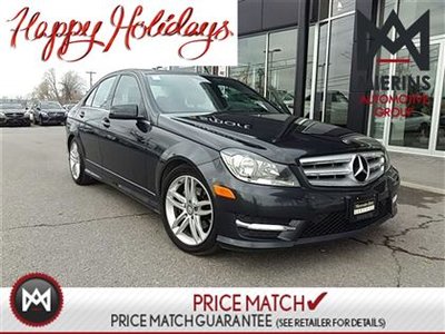 2012 Mercedes-Benz C250 NAV, AWD, PREMIUM & SPORT PKG!
