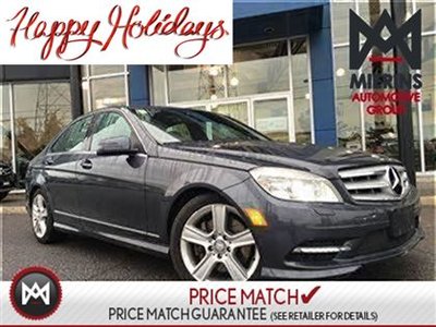 2011 Mercedes-Benz C300 AWD, LOW KM'S, SUNROOF!