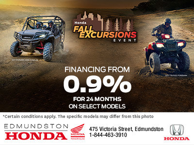 Edmundston Honda's Fall Excursions Event