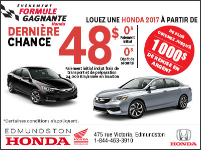 L'événement Formule Gagnante de Honda!
