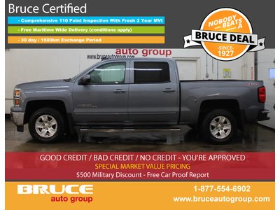 2015 Chevrolet Silverado 1500 LT 5.3L 8 CYL AUTOMATIC 4X4 CREW CAB | Bruce Hyundai