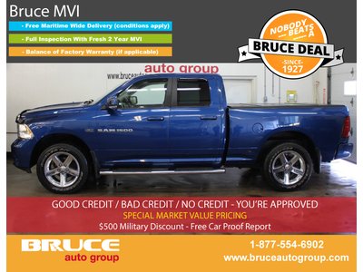 2011 Dodge RAM 1500 Sport 5.7L 8 CYL HEMI AUTOMATIC 4X4 QUAD CAB | Bruce Hyundai