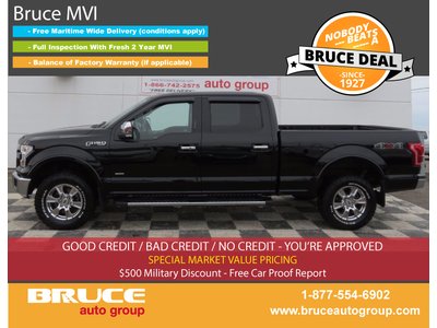 2016 Ford F-150 LARIAT 3.5L 6 CYL ECOBOOST AUTOMATIC 4X4 SUPERCREW | Bruce Hyundai