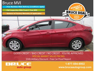 2015 Hyundai Elantra GL 1.8L 4 CYL 6 SPD MANUAL FWD 4D SEDAN | Bruce Hyundai
