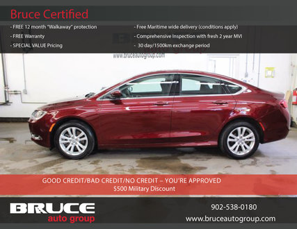 Used 2015 Chrysler 200 Limited 3 6l 6 Cyl Automatic Fwd 4d