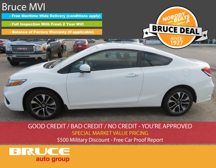 2015 Honda Civic EX 1.8L 4 CYL I-VTEC 5 SPD MANUAL FWD 2D COUPE