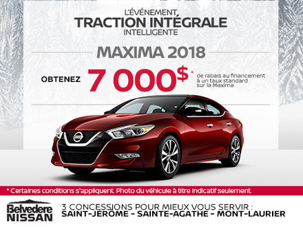 La Nissan Maxima 2018