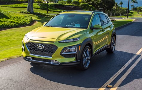 The Hyundai Kona shown for the first time in North America in Los Angeles