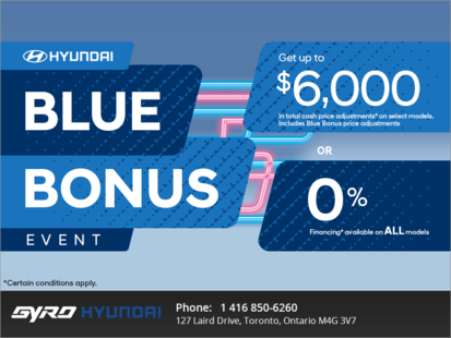 Blue bonus event!