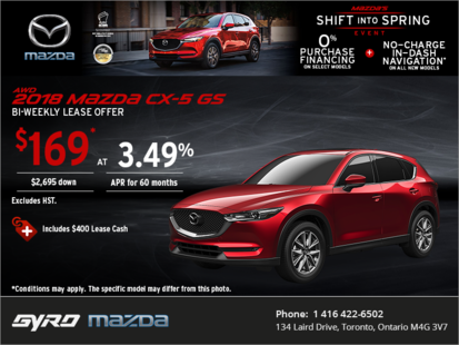 Save on the 2018 Mazda CX-5 Today!