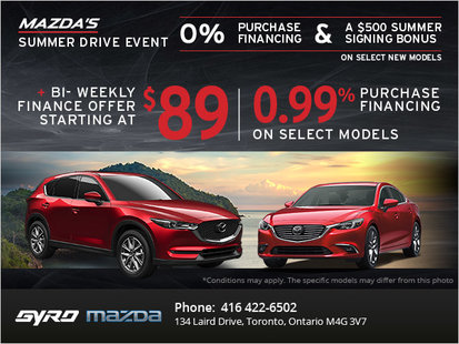 Experience Mazda's Monthly Sales Event!