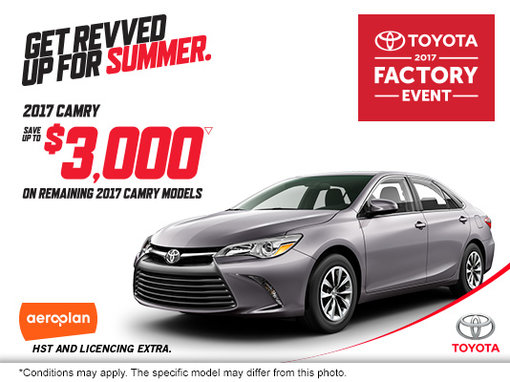 Get the All-New 2017 Toyota Camry!