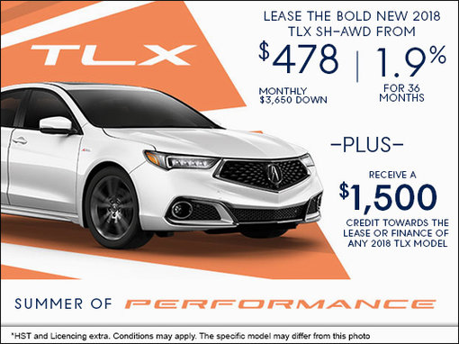 Save on the All-New 2018 Acura TLX Today!