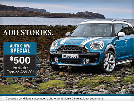 Save on the MINI Vehicles During the Ottawa Auto Show
