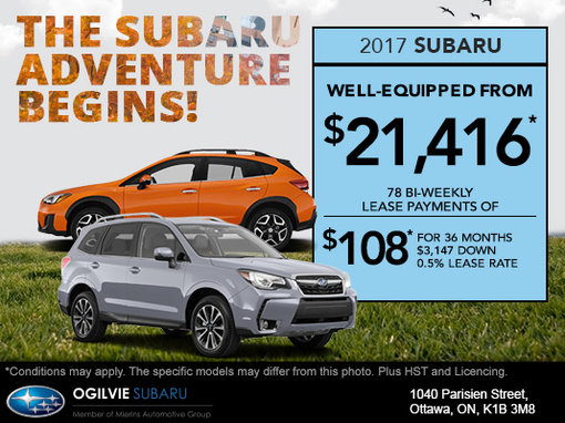 The Subaru Adventure Begins!