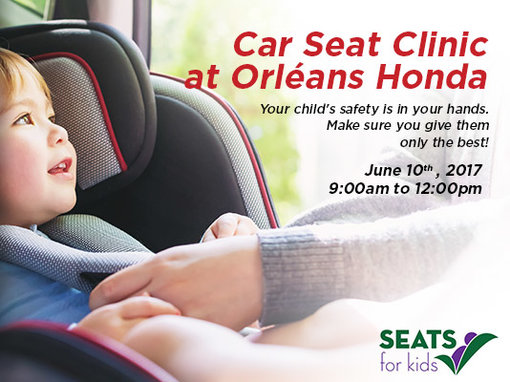 Car Seat Clinic at Orléans Honda