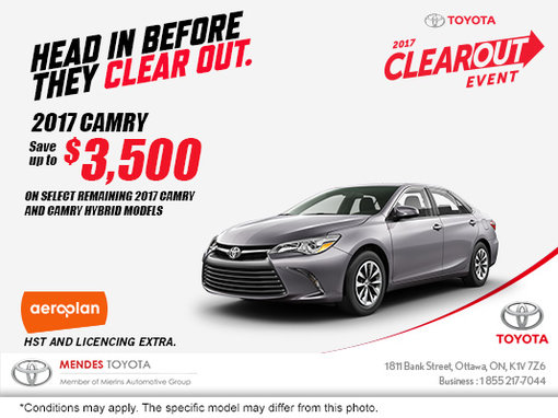 Get the All-New 2017 Toyota Camry!