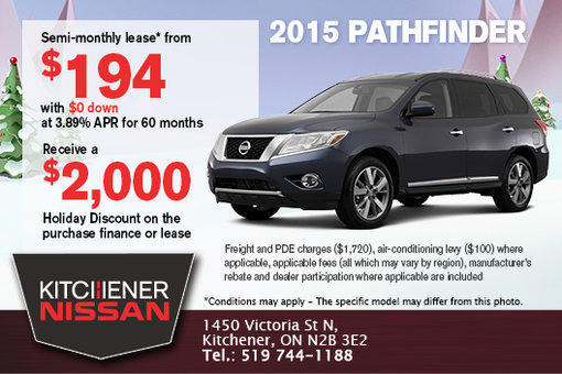 Nissan ontario promotions