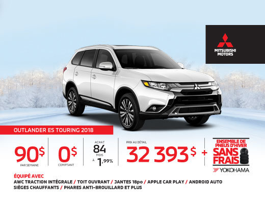 Ensemble de pneus d’hiver sans frais - Mitsubishi Outlander