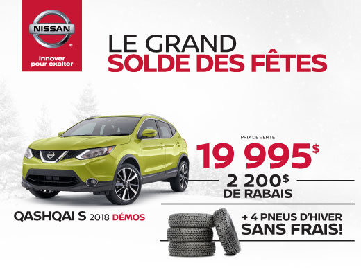 Derniers QASHQAI S 2018 DÉMOS!