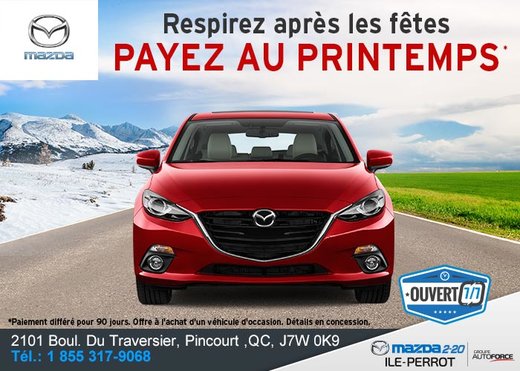 Ne payez rien jusqu'au printemps!