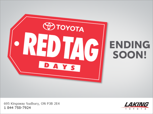 Toyota Red Tag Days!
