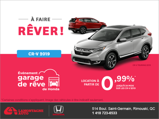 Louez le CR-V 2019!