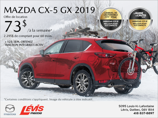 Procurez-vous la Mazda CX-5 2019!