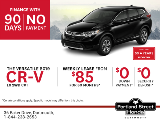 Lease the 2019 Honda CR-V !