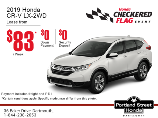 Lease the 2019 Honda CR-V !