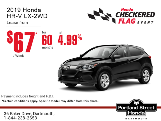 Lease the 2019 Honda HR-V!